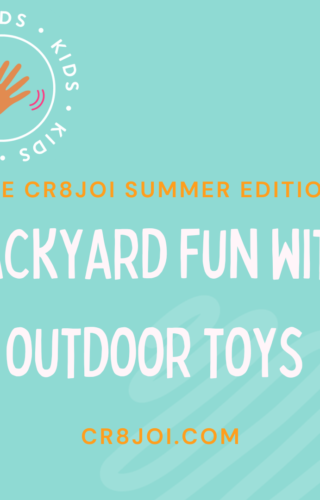 The Cr8joi Summer Edition:  Outdoor Toys